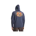 Under Armour Men's Icon Camo Badge Hoodie Downpour Gray/Solar Orange XL - Under Armour