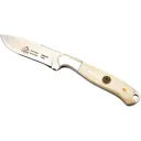 PUMA SGB Caping Fixed Blade Knife 2.5" Caping 1.4116 Satin Blade Bone Handle White - Puma