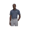 Under Armour Men's Matchplay Printed Short Sleeve Polo Academy/Opal Blue/White Medium - Under Armour