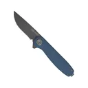 UCO Whidbey Mini Pushfold Pocket Knife 2.5" Straightback D2 Gray Ti-Nitride Blade Glass Reinforced Nylon (GRN) Handle Deep Ocean - Uco