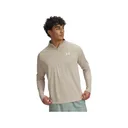 Under Armour Men's Tech Textured Quarter Zip Shirt City Khaki/Black Large - Under Armour