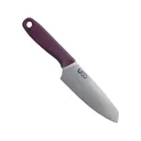 UCO Camp Chef Kitchen Knife 5.8" Santoku 3Cr13 Stainless Blade Polypropylene Handle Purple - Uco