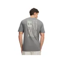 Under Armour Men's Freedom Flag Short Sleeve Crew Neck T Shirt Clay Green/Titan Gray XL - Under Armour