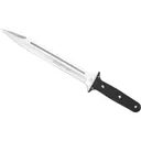 PUMA XP Pig Sticker Fixed Blade Knife 9.8" Spear Point 440 Satin Blade Pakka Wood Handle Black - Puma