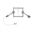 Duke #160 Super Magnum Jaw Body Grip Trap Steel - Duke Traps