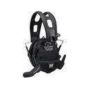 Walker's FireMax Rechargeable Electronic Ear Muffs Black with Walkie Talkie - Walker's