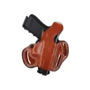 DeSantis Gunhide Thumb Break Scabbard OWB Holster Right Hand Sig Sauer P365 XMacro Optics Ready Leather Tan - Desantis