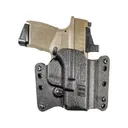 DeSantis Gunhide Raptor 2.0 OWB Holster Right Hand Glock 19, 19X, 23, 32, 45 with Streamlight TLR-7A Optics Ready Kydex Black - Desantis Gunhide