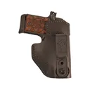 DeSantis Gunhide Sof-Tuk 2.0 IWB Holster Right Hand Smith & Wesson Bodyguard 2.0 Leather Black - Desantis Gunhide