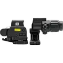 EOTech HHS Unity 1 EXPS3-0 Holographic Hybrid Sight II 68 MOA Circle with 1 MOA Dot Reticle with G33 3X Magnifier and Unity FAST FTC OMNI Mount Matte Black - Eotech