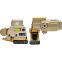 EOTech HHS Unity 1 EXPS3-0 Holographic Hybrid Sight II 68 MOA Circle with 1 MOA Dot Reticle with G33 3X Magnifier and Unity FAST FTC OMNI Mount Matte Tan - Eotech