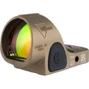 Trijicon SRO Reflex Red Dot Sight Adjustable LED 2.5 MOA Green Dot Coyote Brown Anodized - Trijicon