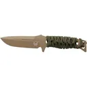 Benchmade Adamas Fixed Blade Knife 4.2" Drop Point CPM MagnaCut Flat Dark Earth Cerakote Blade Paracord Handle Ranger Green - Benchmade