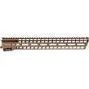 Geissele Super Modular Dual Tab MK20 AR-15 M-LOK Handguard 14.6" Desert Dirt - Geissele Automatics