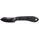 TOPS Knives River Rat Fixed Blade Knife 2.75" Modified Sheepsfoot 154CM Black Blade G-10 Handle Black - Tops Knives