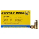 Buffalo Bore 45 GAP Ammo 230 Grain Jacketed Hollow Point Box of 20 - Buffalo Bore Ammunition