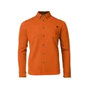 First Lite Men's Rugged Wool Field Long Sleeve Shirt Hunter Orange 2XL - First Lite