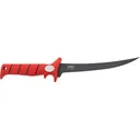 Bubba Tapered Flex Fillet Knife 8" Fillet Stainless Steel Gray Ti-Nitride Blade Rubber Handle Red - Bubba