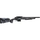 Horizon Firearms Vandal Bloodline Bolt Action Rifle 450 Bushmaster 16.5" Fluted Black Threaded Barrel Black Frame Gray/Red Precision Stock - Horizon Firearms