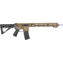 Nemo Arms Battle Light Semi Automatic Rifle 223 Wylde 16" Black Threaded Barrel Burnt Bronze Frame Black Pistol Grip - Nemo