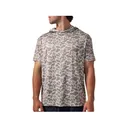 Burlebo Men's Performance Short Sleeve Hoodie Classic Deer Camo Medium - Burlebo