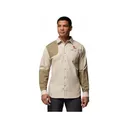 Columbia Men's Sharptail Field Long Sleeve Shirt Fossil/Flax XL - Columbia
