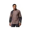 Columbia Men's Sharptail Field Long Sleeve Shirt Iron/Shark Medium - Columbia