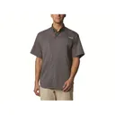 Columbia Men's PFG Tamiami II Short Sleeve Shirt City Gray Medium - Columbia