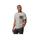 Columbia Men's Sharptail Pocket Short Sleeve Crew Neck T Shirt Flint Gray Medium - Columbia
