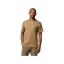 Columbia Men's Sharptail Pocket Short Sleeve Crew Neck T Shirt Sahara Medium - Columbia