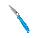 Spyderco Charisma Pocket Knife 2.98" Drop Point CTS-BD1N Satin Blade Fiberglass Reinforced Nylon (FRN) Handle Blue - Spyderco