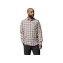 Columbia Men's Hunt Line Flannel Shirt Flint Gray Large - Columbia