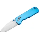 Boker Knives Rockstub 2.0 Pocket Knife 2.64" Drop Point Sandvik 14C28N Stonewashed Blade Aluminum Handle Blue - Boker Knives