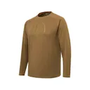 Beretta Men's Ortles Long Sleeve Crew Neck T Shirt Otter 2XL - Beretta