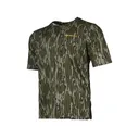 Muddy Outdoors Men's TRX Performance Short Sleeve Crew Neck T Shirt Mossy Oak Bottomland XL - Muddy Outdoors