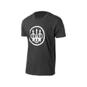 Beretta Men's Trident Logo Short Sleeve Crew Neck T Shirt Fume Large - Beretta