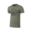 Beretta Men's Trident Logo Short Sleeve Crew Neck T Shirt Sage Green XL - Beretta