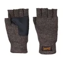 Gamehide Men's Knit Fingerless Gloves Brown Camo One Size Fits Most - Gamehide