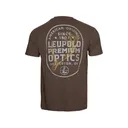Leupold Men's Antler Stamp Short Sleeve Crew Neck T Shirt Brown Heather 2XL - Leupold