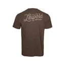 Leupold Men's Optics Rope Script Short Sleeve Crew Neck T Shirt Brown Heather Medium - Leupold