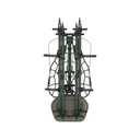 Novix Helo Hang On Treestand Hunt Ready System with Climbing Sticks OD Green - Novix