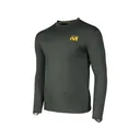 Muddy Outdoors Men's DV8 Stonewool 200 Long Sleeve Crew Neck Base Layer Shirt Peat Moss XL - Muddy Outdoors