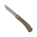 White River Knives Mudbug Pocket Knife 3.5" Straightback CPM MagnaCut Stonewashed Blade G-10 Handle Green - White River Knives