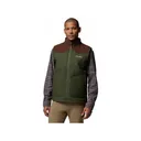Columbia Men's Saddle Point Vest Surplus Green/Tobacco Medium - Columbia