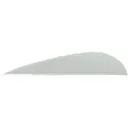Trueflight Feathers Parabolic Feather White 3" Left Wing 100PK - Trueflight