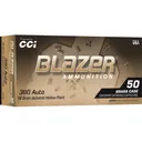 Blazer Brass 380 ACP Ammo 98 Grain Jacketed Hollow Point Box of 50 - Blazer