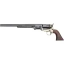 Pietta 1851 Navy Buntline Black Powder Revolver 44 Caliber 12" Blued Barrel Brass Frame Walnut Grip - Pietta