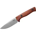 Benchmade Hunt Slipridge Fixed Blade Knife 3.7" Drop Point CPM MagnaCut Satin Blade Stabilized Wood Handle Brown - Benchmade