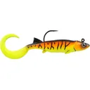 Berkley PowerBait Minnotator Grub 2.5" Swimbait Orange Tiger - Berkley