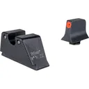 Trijicon HD XR Suppressor Height Night Sight Set for Glock 20, 21, 29 Orange Rear Front Outline - Trijicon